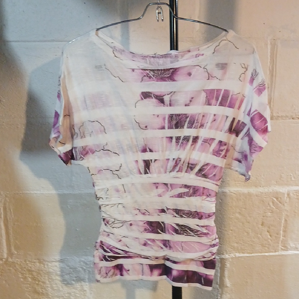 Women's Purple Tie-Dye Top
